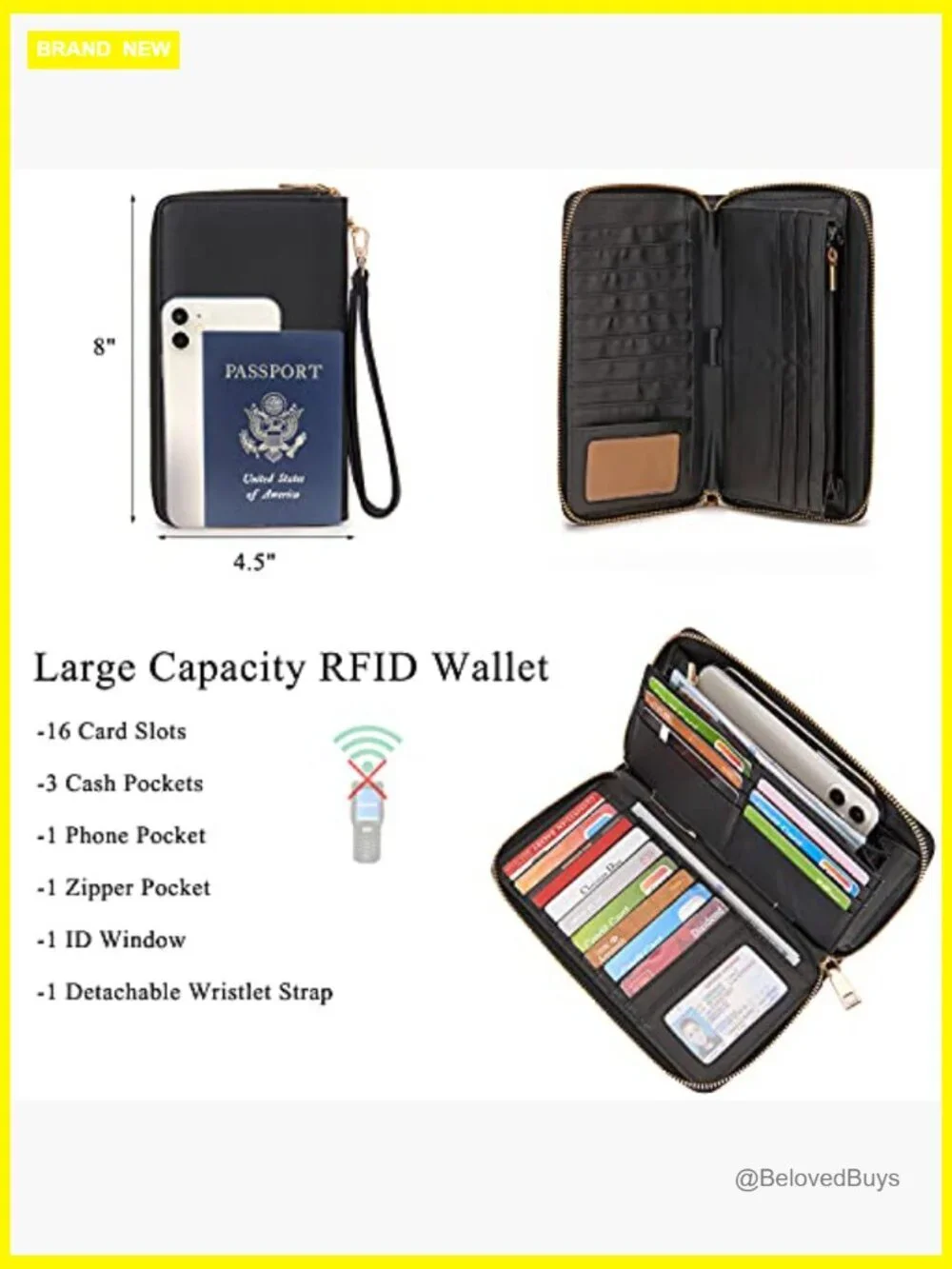 Large Crossbody Bag Set with Wallet Tote Hobo Purse for Women